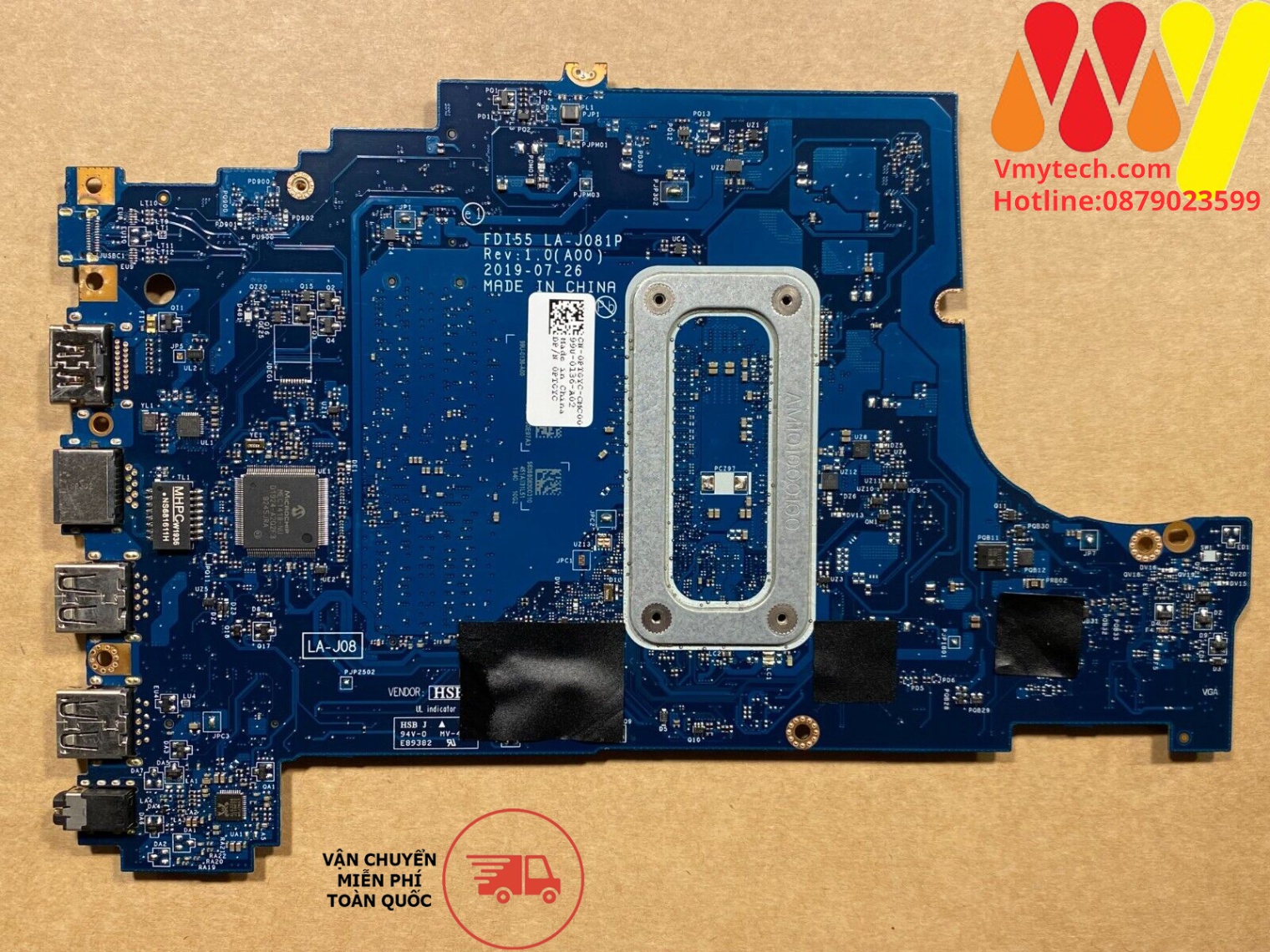 MAIN thay thế dùng cho Laptop DELL INSPRION 3493/3593 I3-1005G1 mã : la-j081p