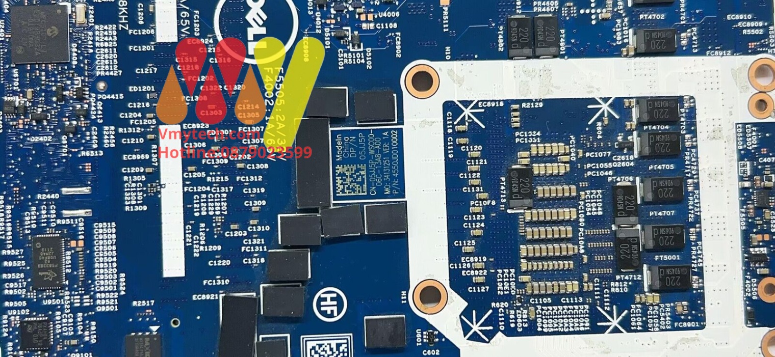 MAIN thay thế dùng cho Laptop DELL XPS 9700 I7-10750H GTX 1650TI mã : 05JJ5P