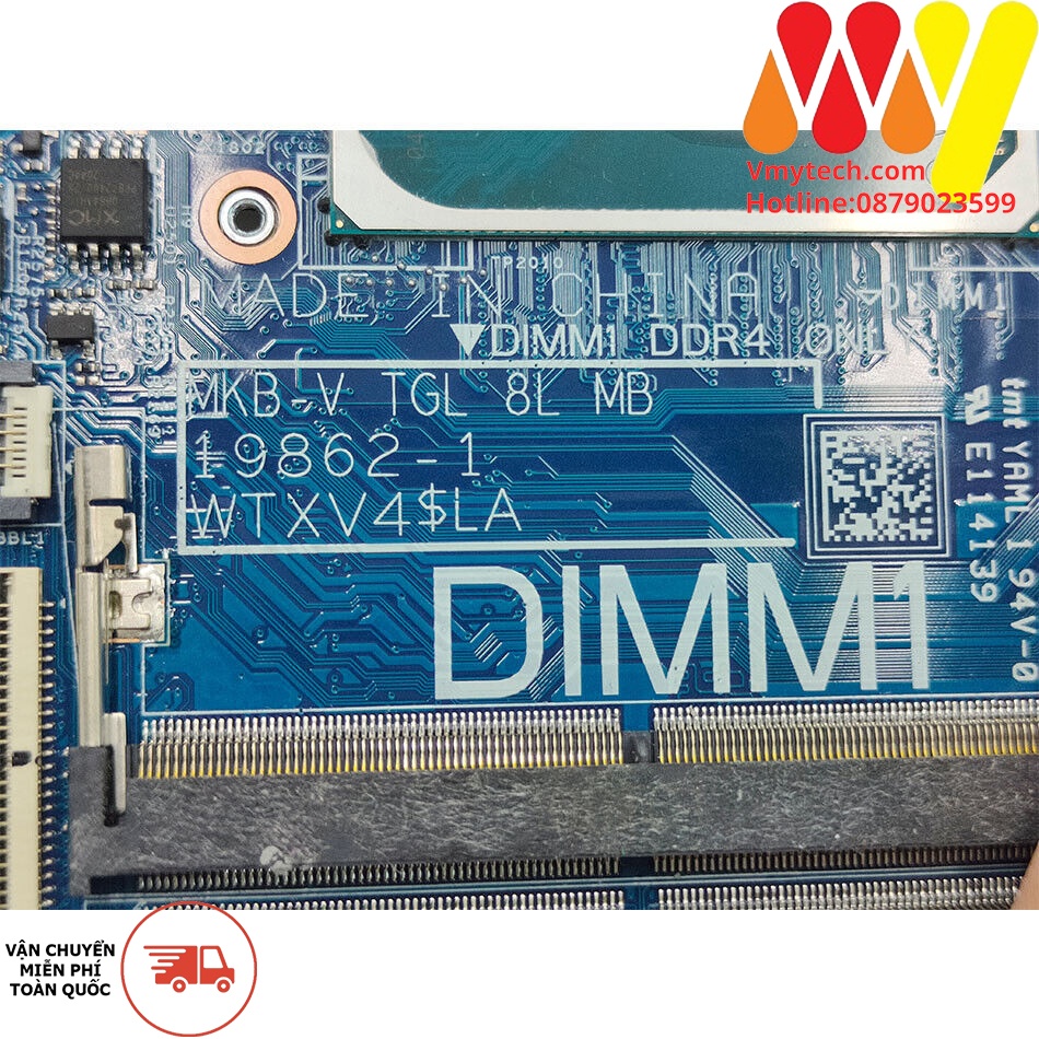MAIN thay thế dùng cho Laptop DELL INSPRION 5402 5502 I5-1135G7 mã : 19862-1