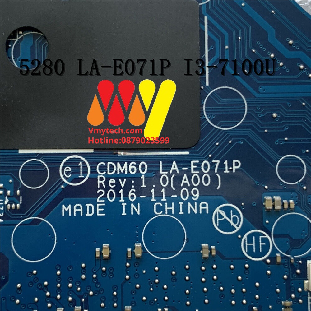 MAIN thay thế dùng cho Laptop DELL E5280 I5-7300U mã : la-e071p