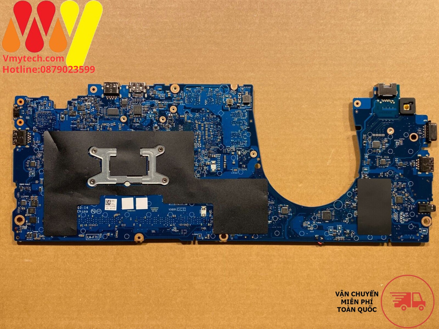MAIN thay thế dùng cho Laptop DELL LATITUDE 5491/5591 I7-8850H VGA mã : la-f712p