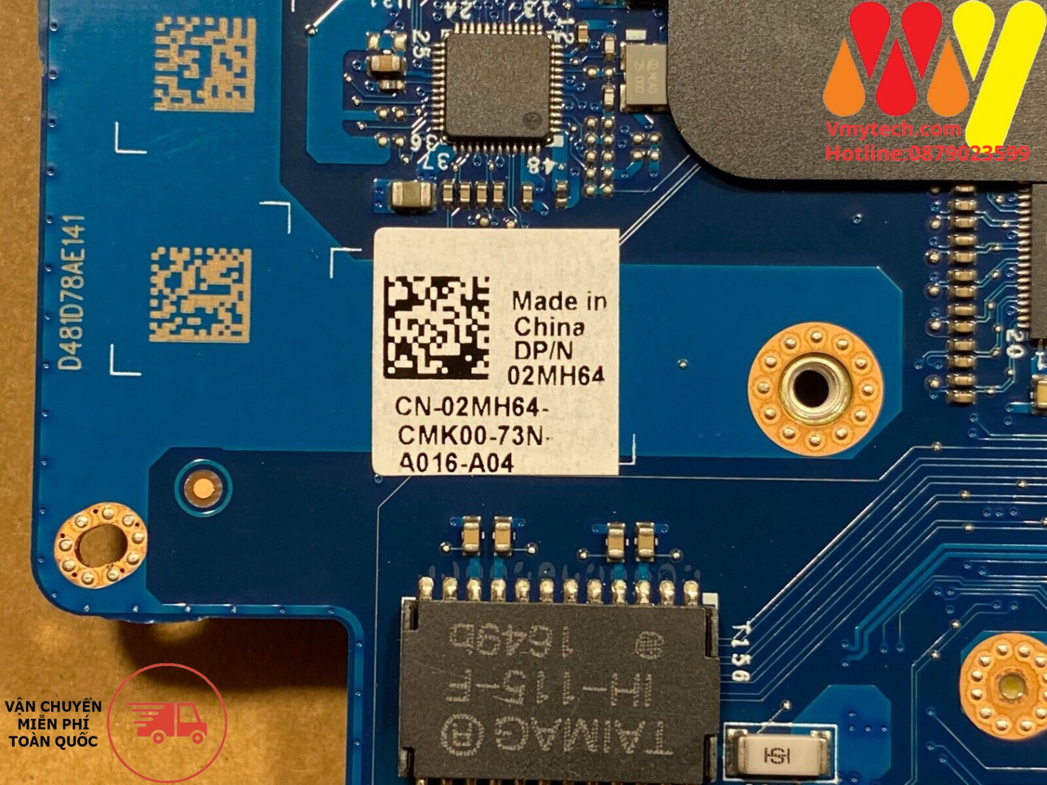 MAIN thay thế dùng cho Laptop DELL PRECSION 7720 I7-7820HQ mã : la-e321p