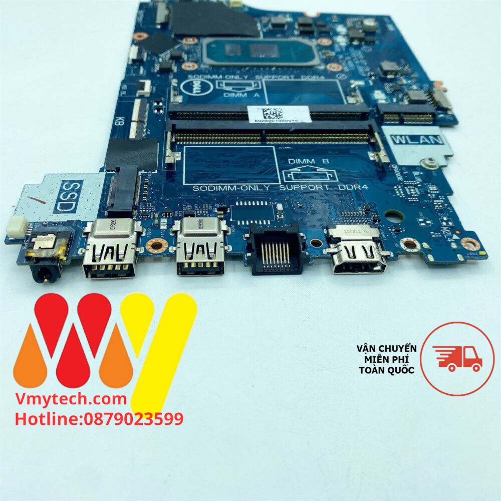 MAIN thay thế dùng cho Laptop DELL INSPRION 3493, 3593, 5593 I5-1035G1 mã : la-j081p