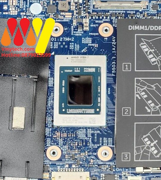 MAIN thay thế dùng cho Laptop DELL INSPRION 5502 AMD RYZEN 7 R7-4700U mã : 19852-1