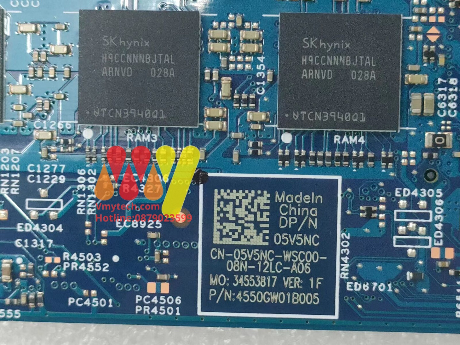 MAIN thay thế dùng cho Laptop DELL INSPRION 5390 I7-8565U VGA RỜI mã : 18769-1