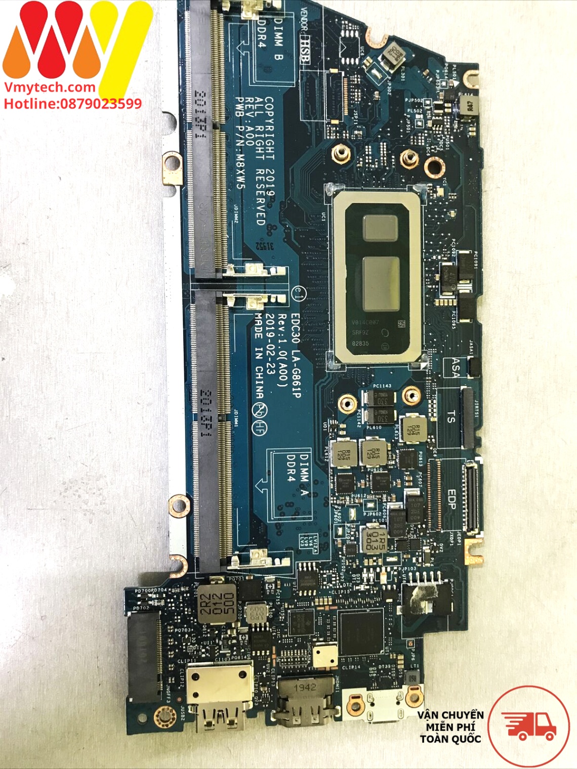 MAIN thay thế dùng cho Laptop DELL LATITUDE 7300 I7-8665U mã : la-g861p