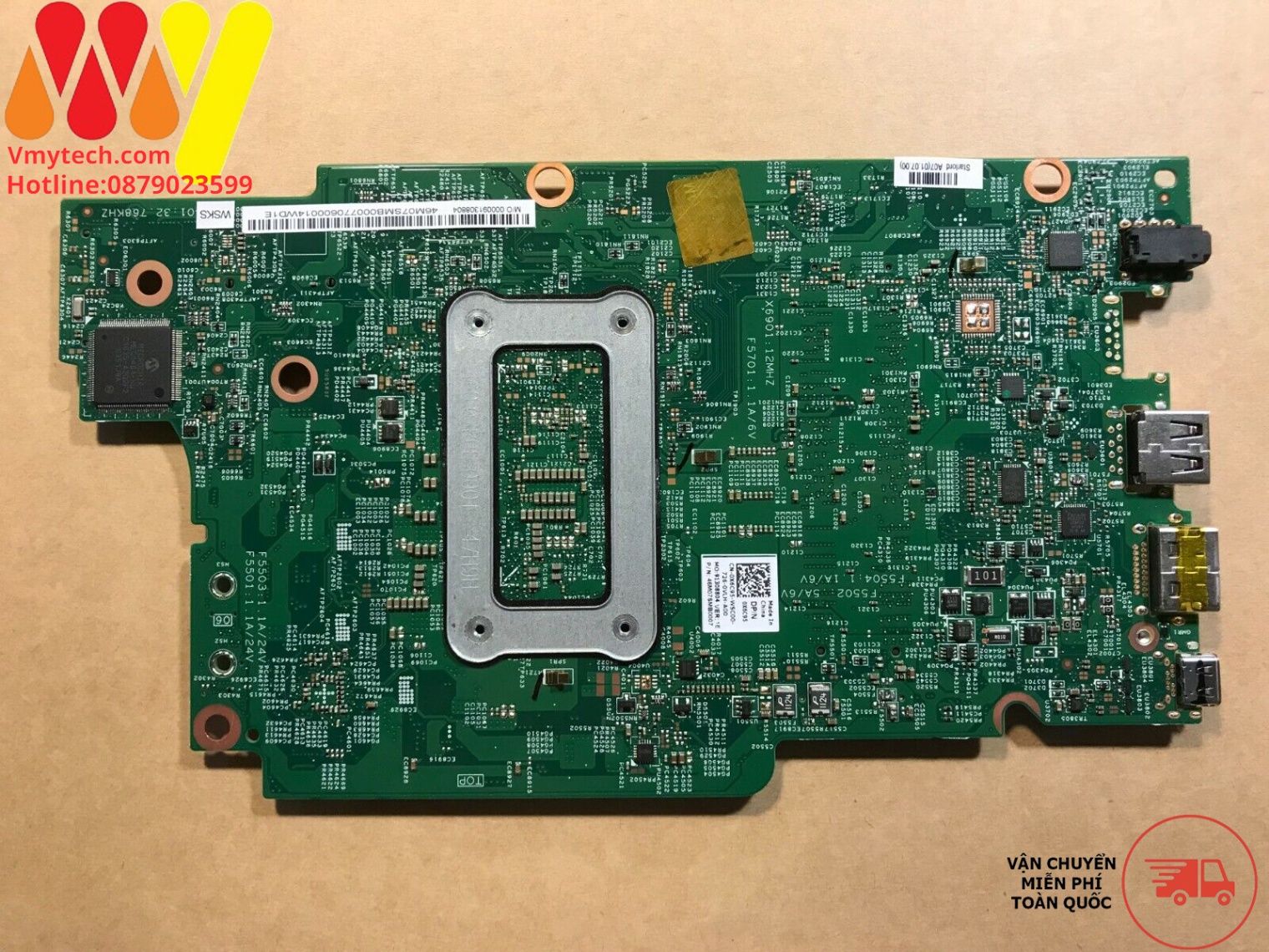 MAIN thay thế dùng cho Laptop DELL 7368 - 7569 I7-6500U mã : X6C95