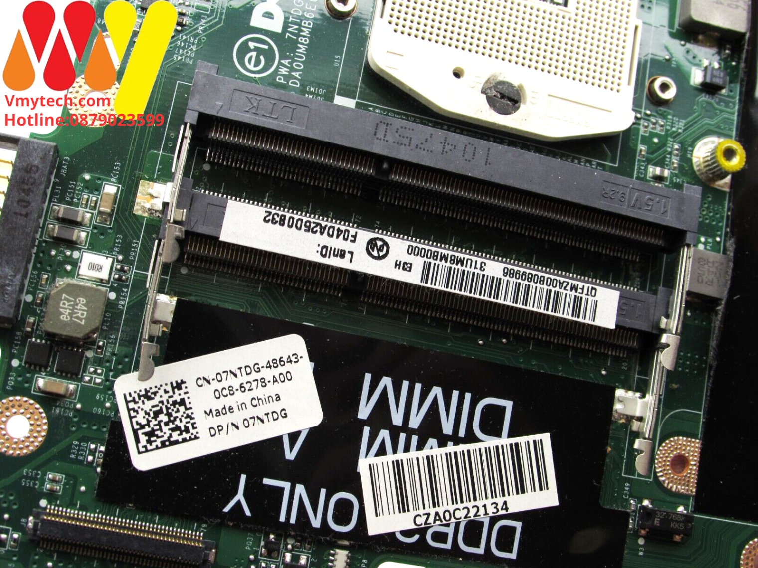 MAIN thay thế dùng cho Laptop DELL 4010 VGA RỜI mã : 7NTDG, 07NTDG, DA0UM8MB6E0