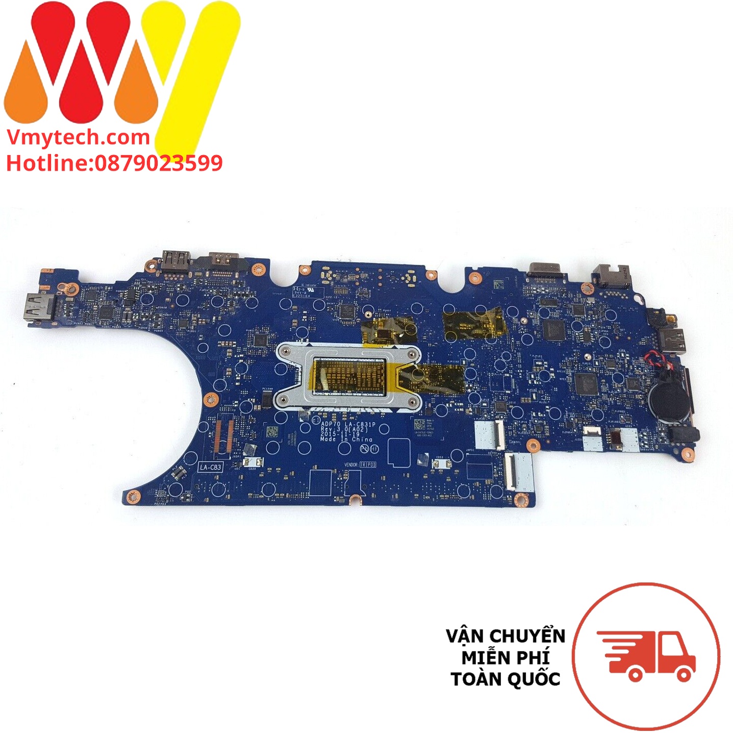 MAIN thay thế dùng cho Laptop DELL E5470 I7-6820HQ mã : la-c632p