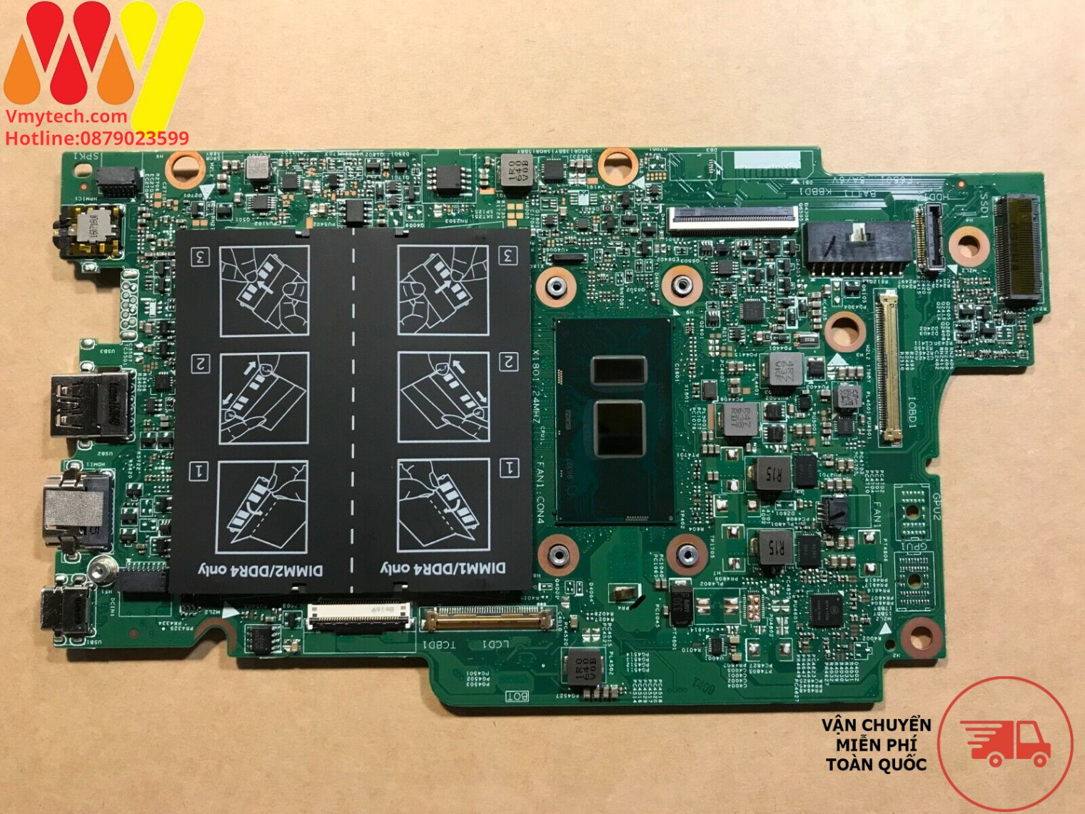 MAIN thay thế dùng cho Laptop DELL 7368 - 7569 I7-6500U mã : X6C95