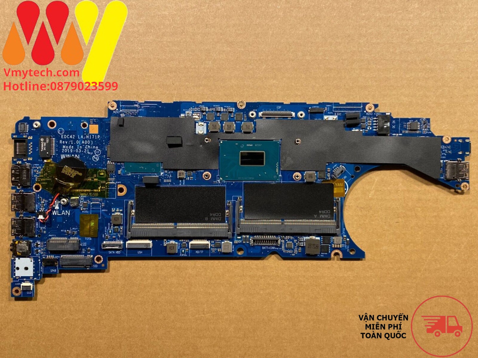 Main thay thế dùng cho Laptop Dell LATITUDE 5401 I7-9850H mã : la-h171p