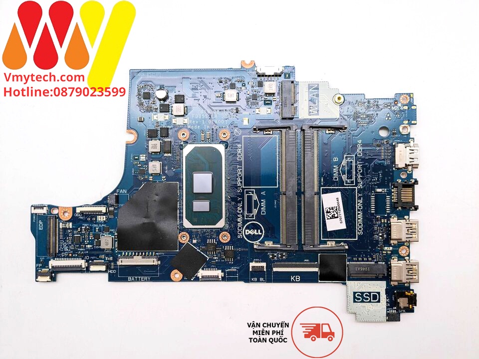 MAIN thay thế dùng cho Laptop DELL INSPRION 5593 I3-1005G1 MÃ : la-j081p