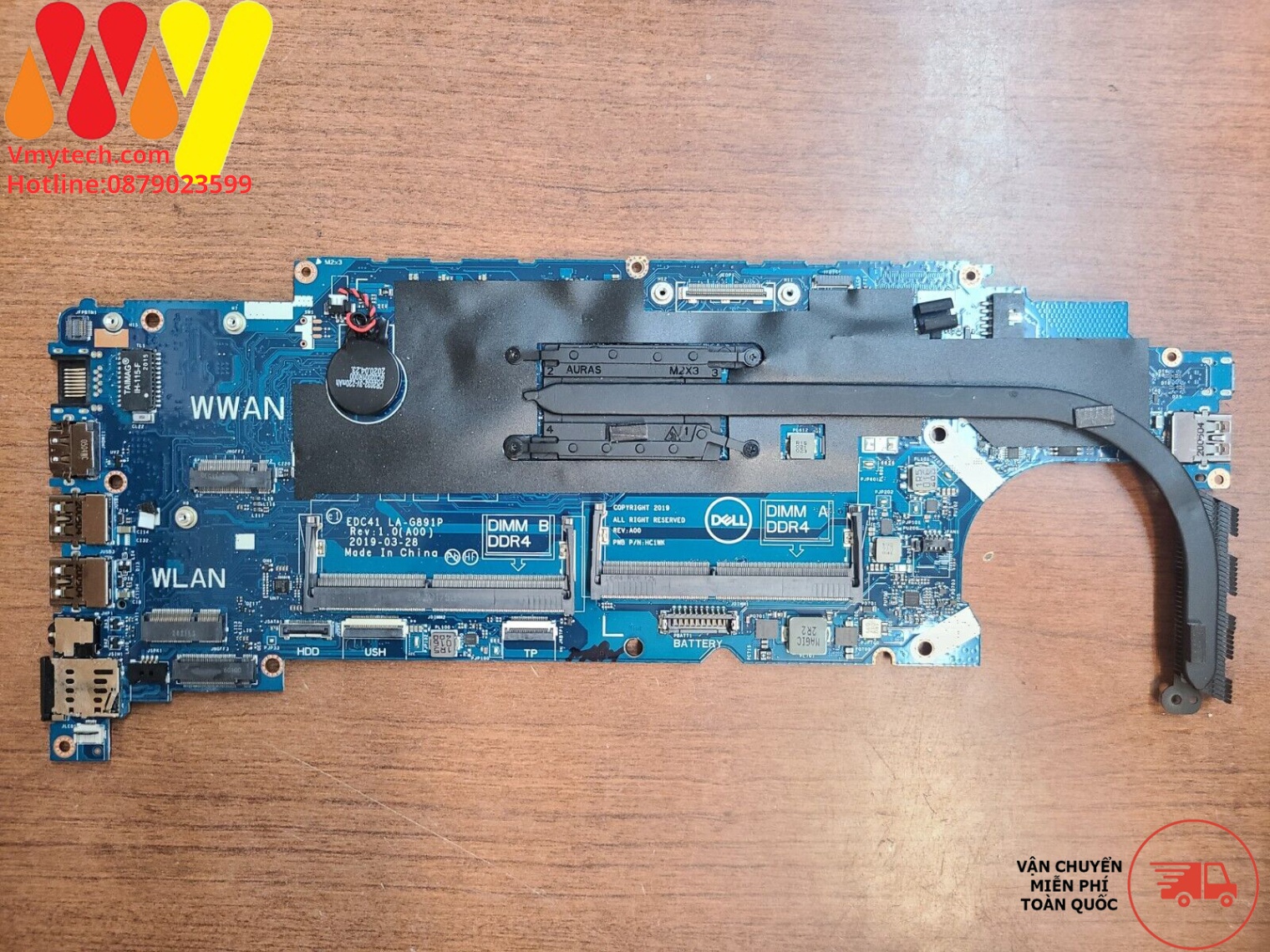 MAIN thay thế dùng chô Laptop DELL LATITUDE 5400 I5-8365U mã : la-g891p