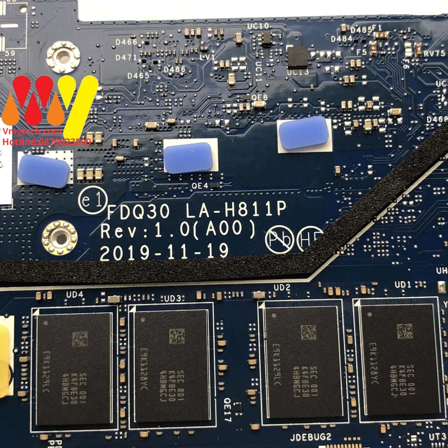 MAIN thay thế dùng cho Laptop DELL XPS 9300 I7-1065G7 mã : la-h811p