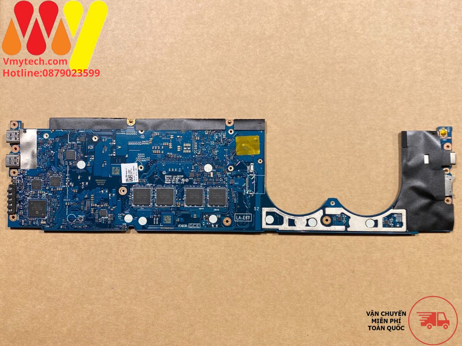 MAIN thay thế dùng cho Laptop DELL XPS 9380 I5-8265U mã : la-e672p