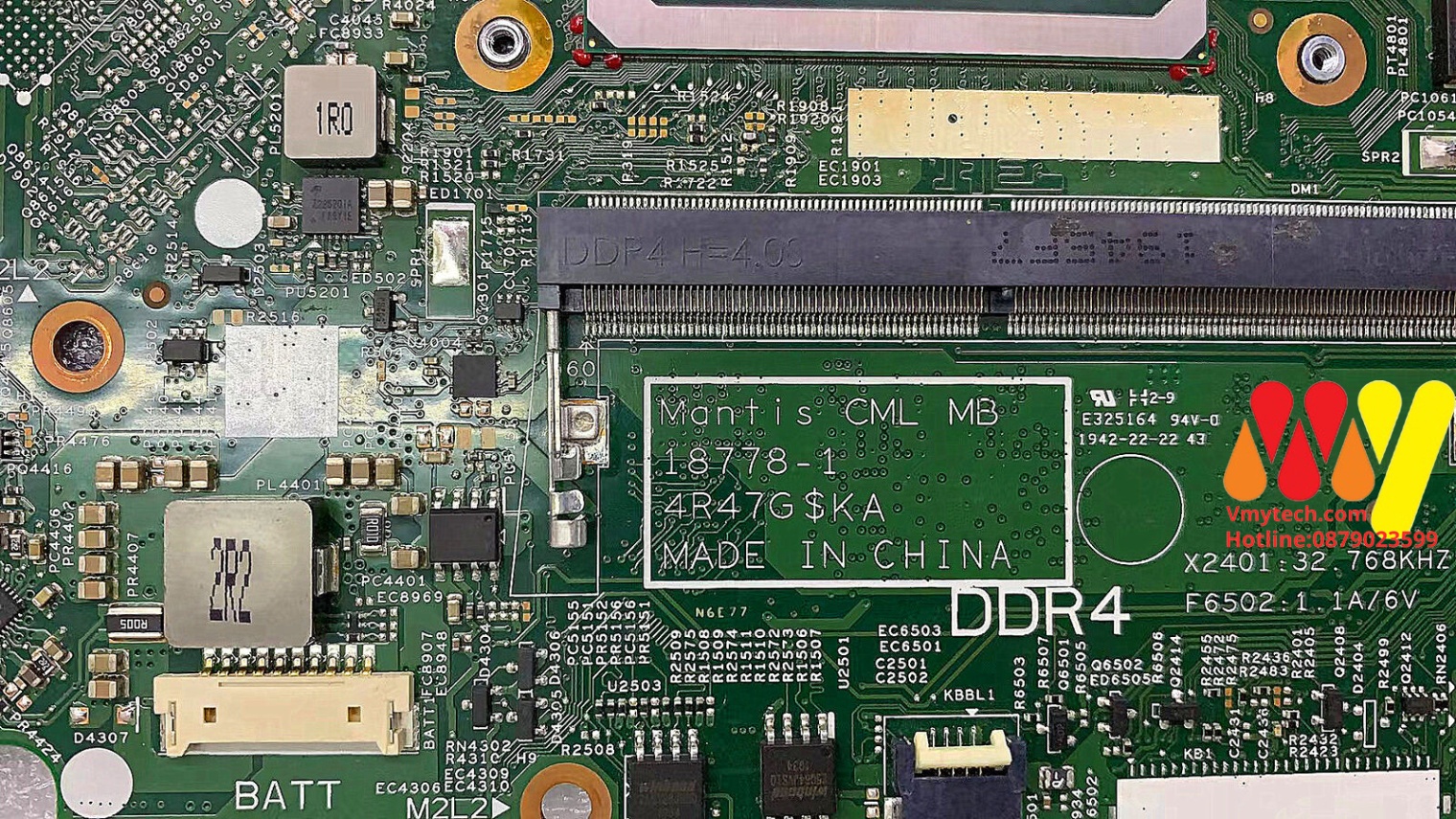 MAIN thay thế dùng cho Laptop DELL VOSTRO 5490 I5-10210U mã : 18778-1