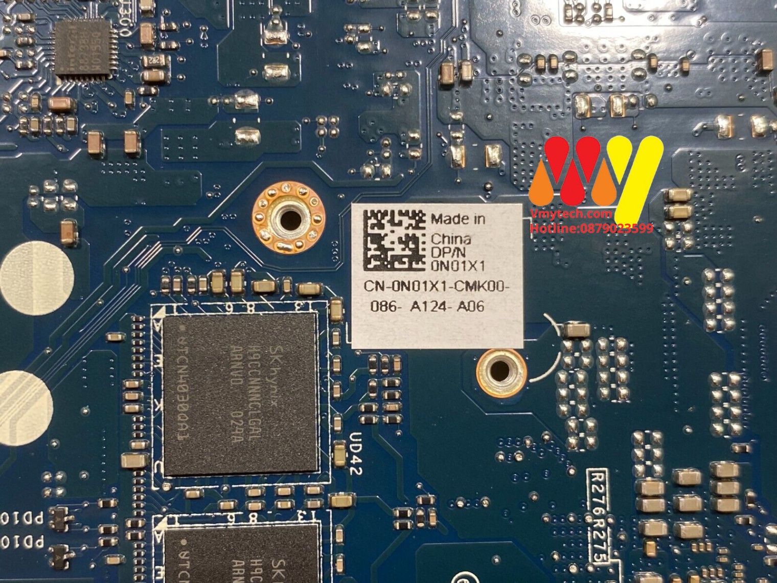 Main thay thế dùng cho Laptop DELL XPS 9370 I7-8550U mã : la-e671p
