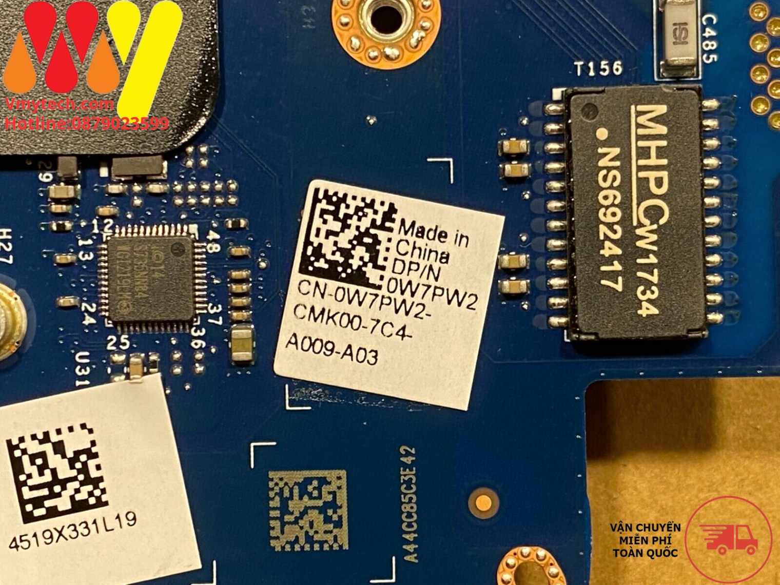MAIN thay thế dùng cho Laptop DELL PRECSION E7710 CHIP XEON E3-1505M mã : la-c551p