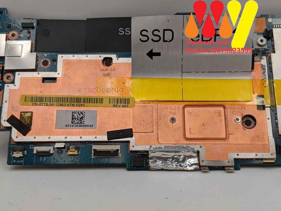 MAIN thay thế dùng cho DELL LATITUDE 7370 mã : 07t8jw