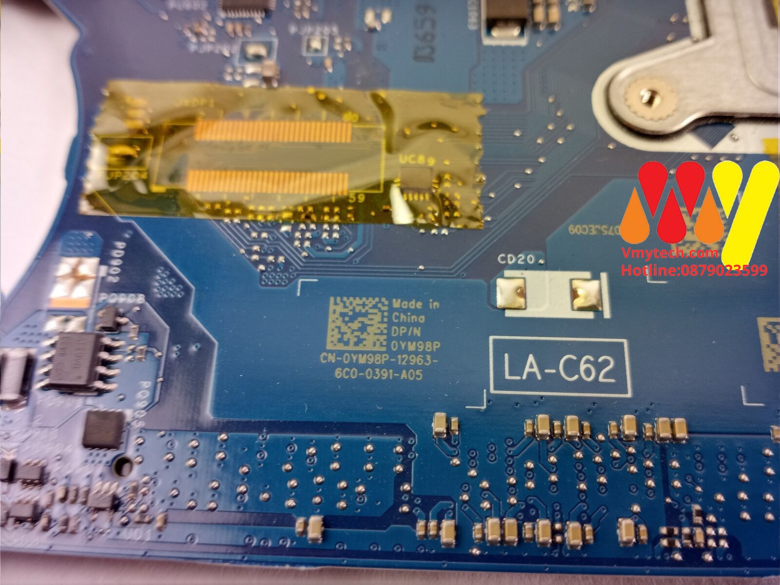 MAIN thay thế dùng cho Laptop DELL E5270 I5-6200 mã : YM98P