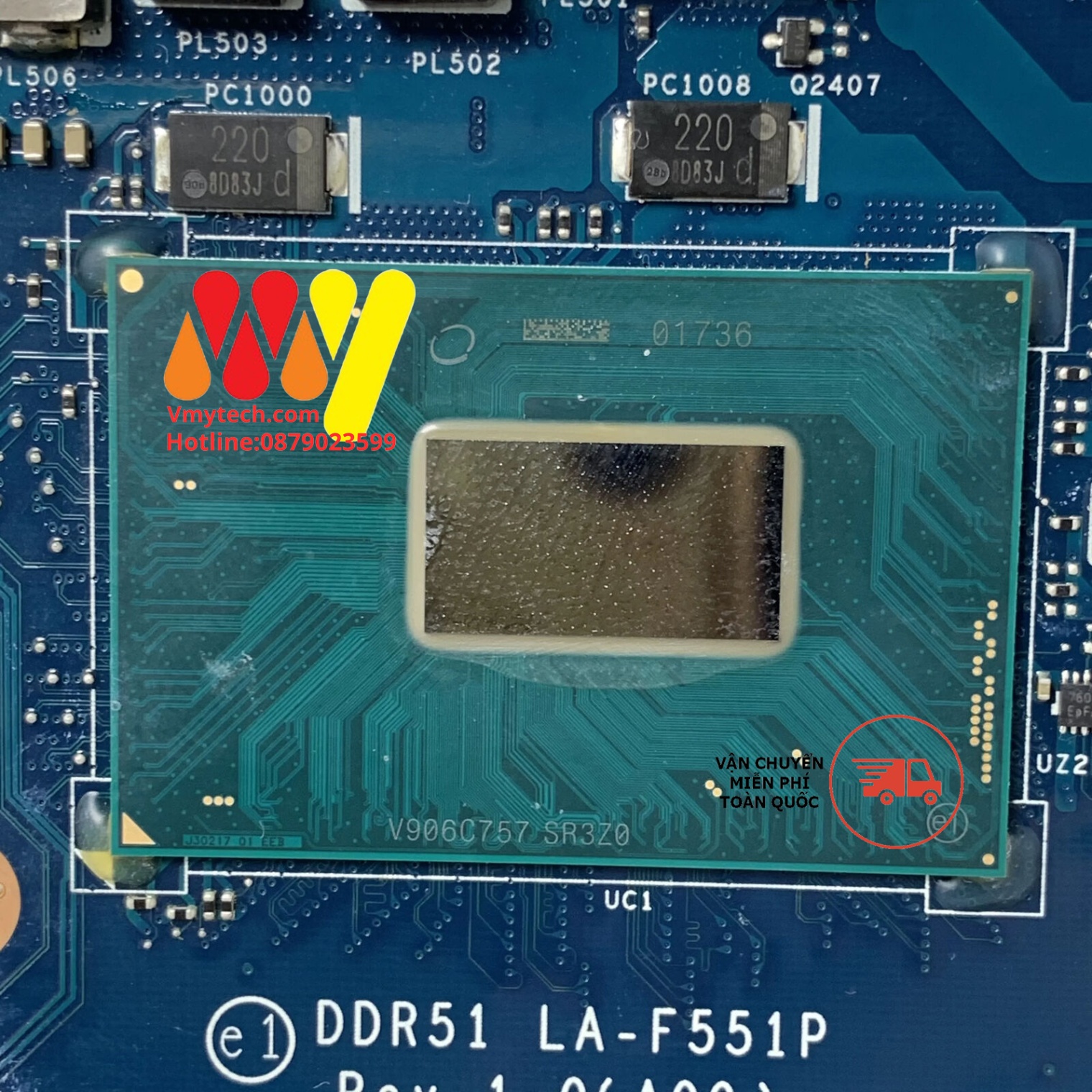 MAIN thay thế dùng cho Laptop DELL ANLIENWARE 15R4 I7-8750H mã : la-f551p