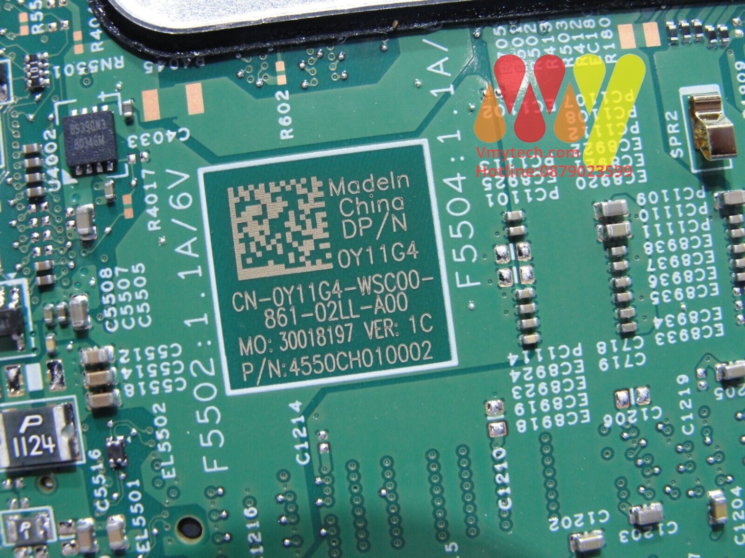 MAIN thay thế dùng cho DELL 7773 I7-8750U mã : P30E, 0Y11G4