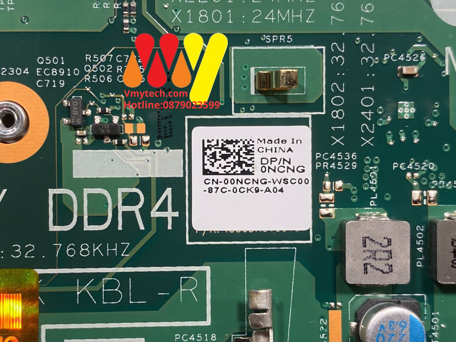 MAIN thay thế dùng cho Laptop DELL 3476-3576 I5-8250U mã : 17841-1