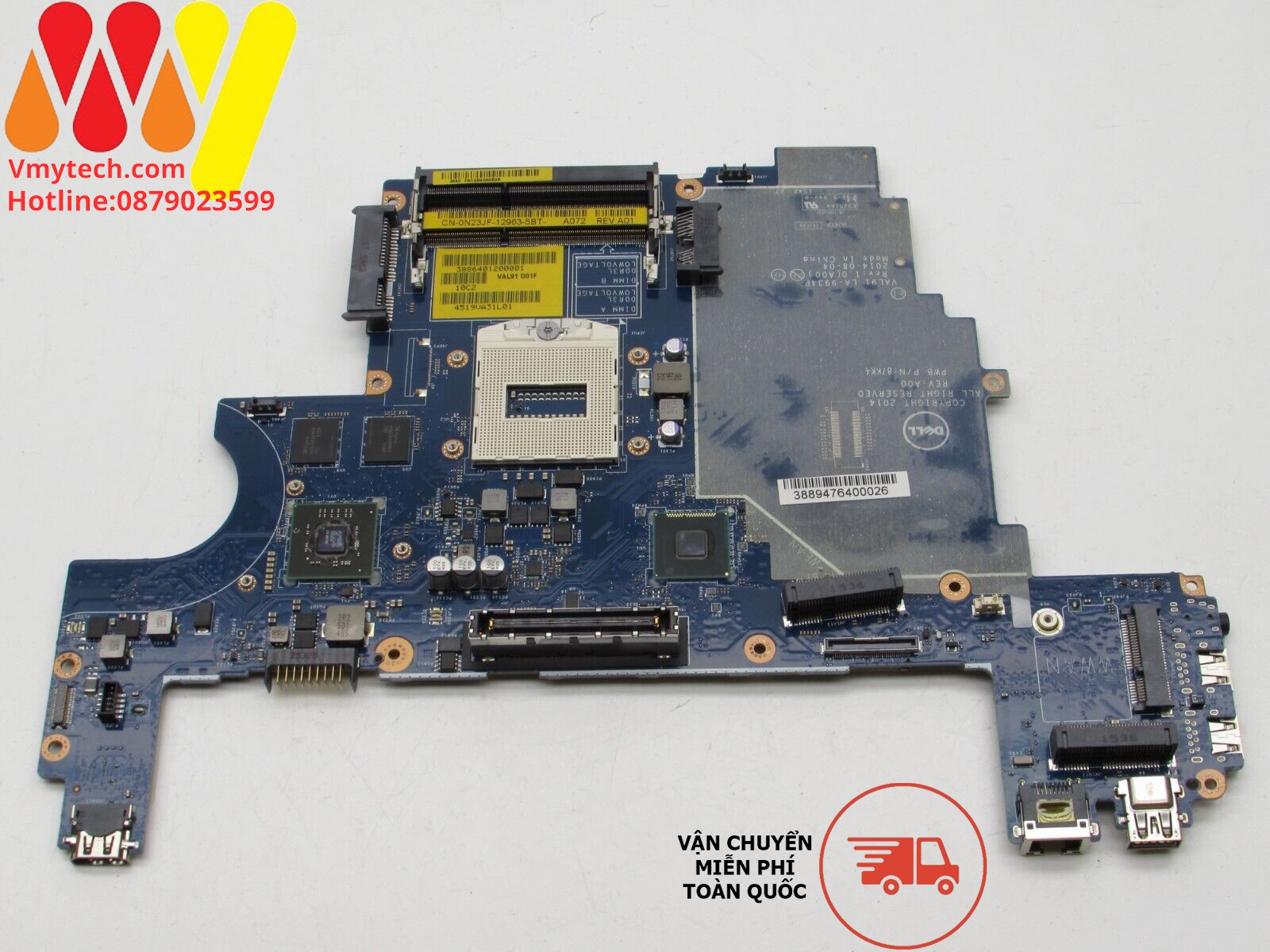 MAIN thay thế dùng cho Laptop DELL 5721-3721 I5-3337 VGA RỜI mã : la-9102p