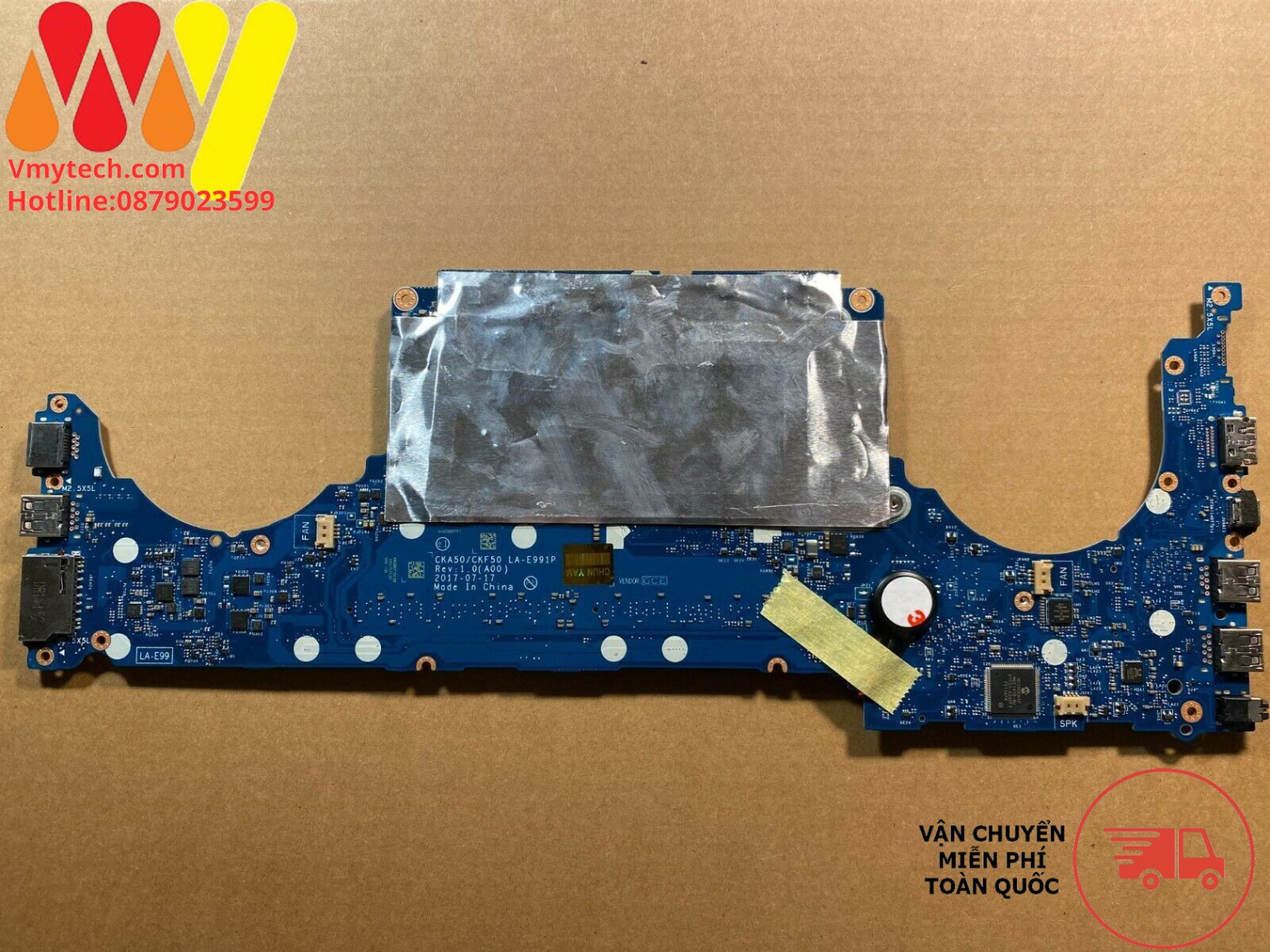 MAIN thay thế dùng cho Laptop DELL INSPRION 7577 I5-7300 VGA 1050 mã : LA-E991P