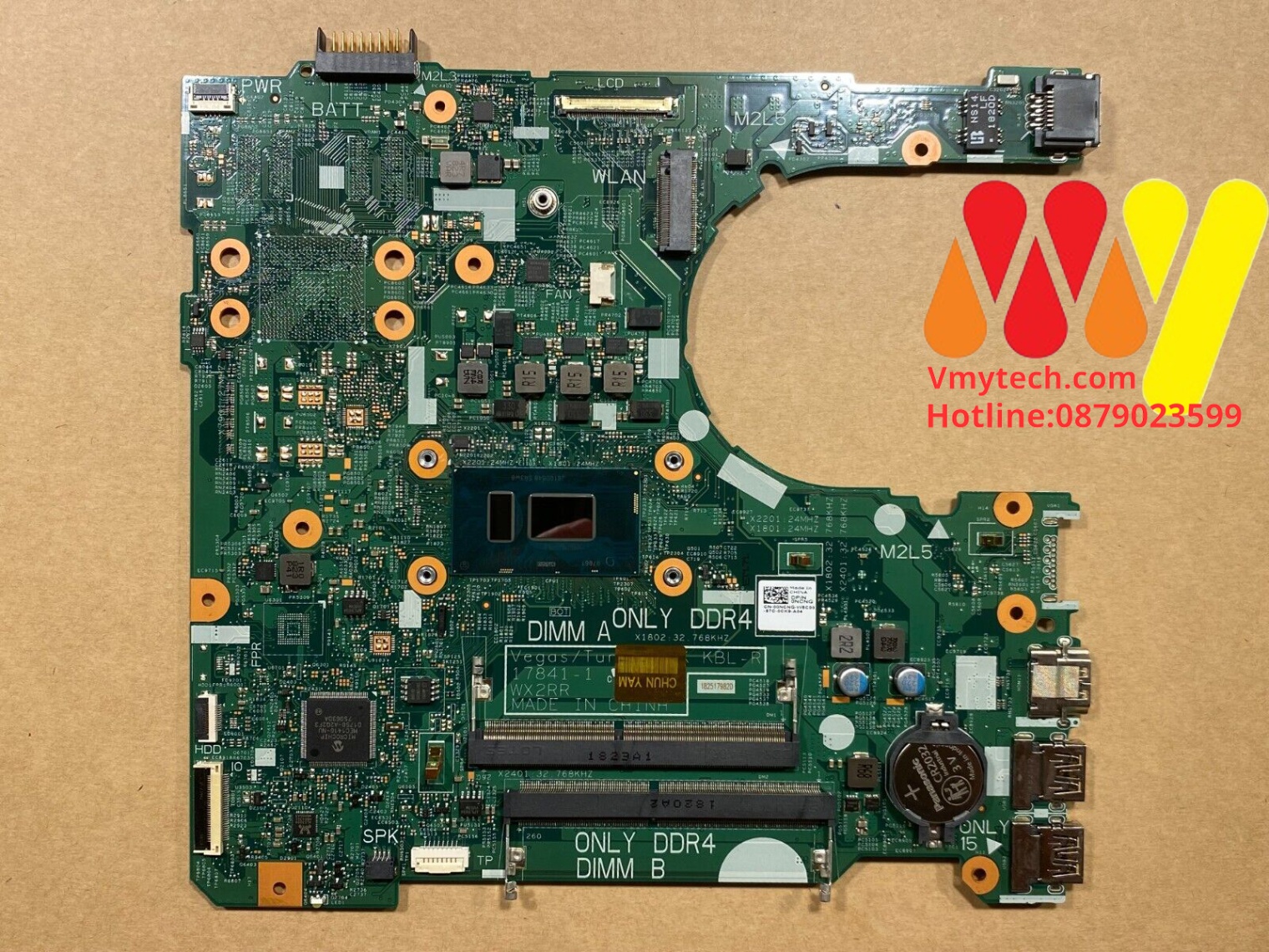 MAIN thay thế dùng cho Laptop DELL 3476-3576 I5-8250U mã : 17841-1