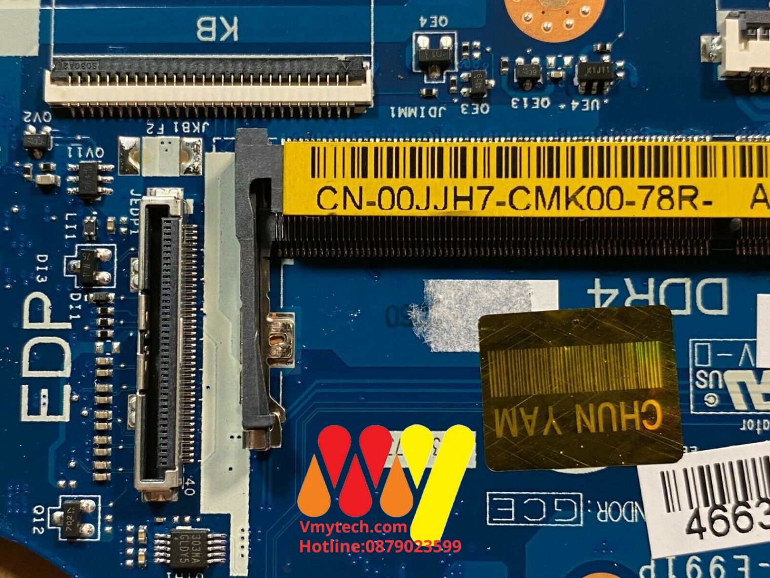 MAIN thay thế dùng cho Laptop DELL INSPRION 7577 I5-7300 VGA 1050 mã : LA-E991P