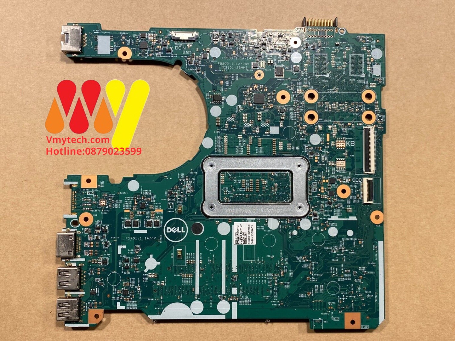 MAIN thay thế dùng cho Laptop DELL 3568- 3468 I5-7200 mã : HWGWK