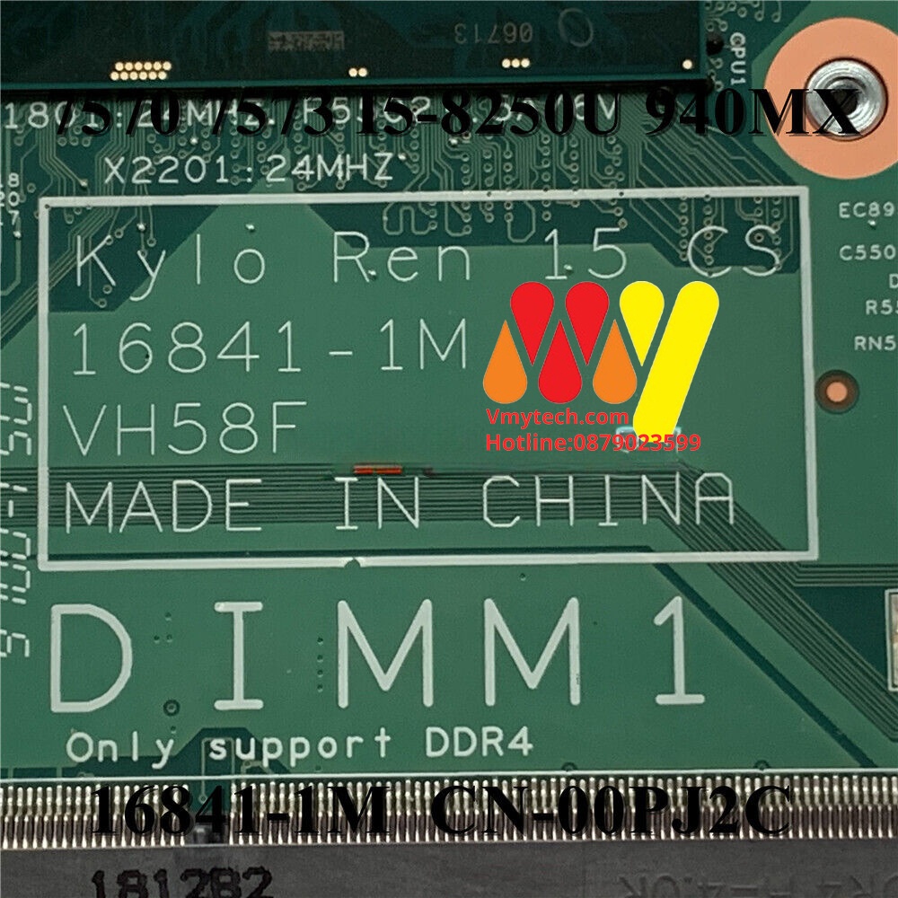 MAIN thay thế dùng cho Laptop DELL 7570 I7-8550U mã : 16841-1m