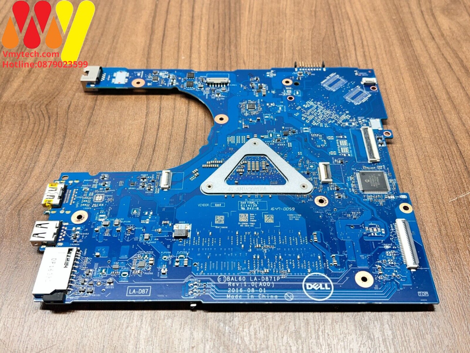 MAIN thay thế dùng cho Laptop DELL INSPRION 5468 I3-7100 VGA mã : LA-D871P