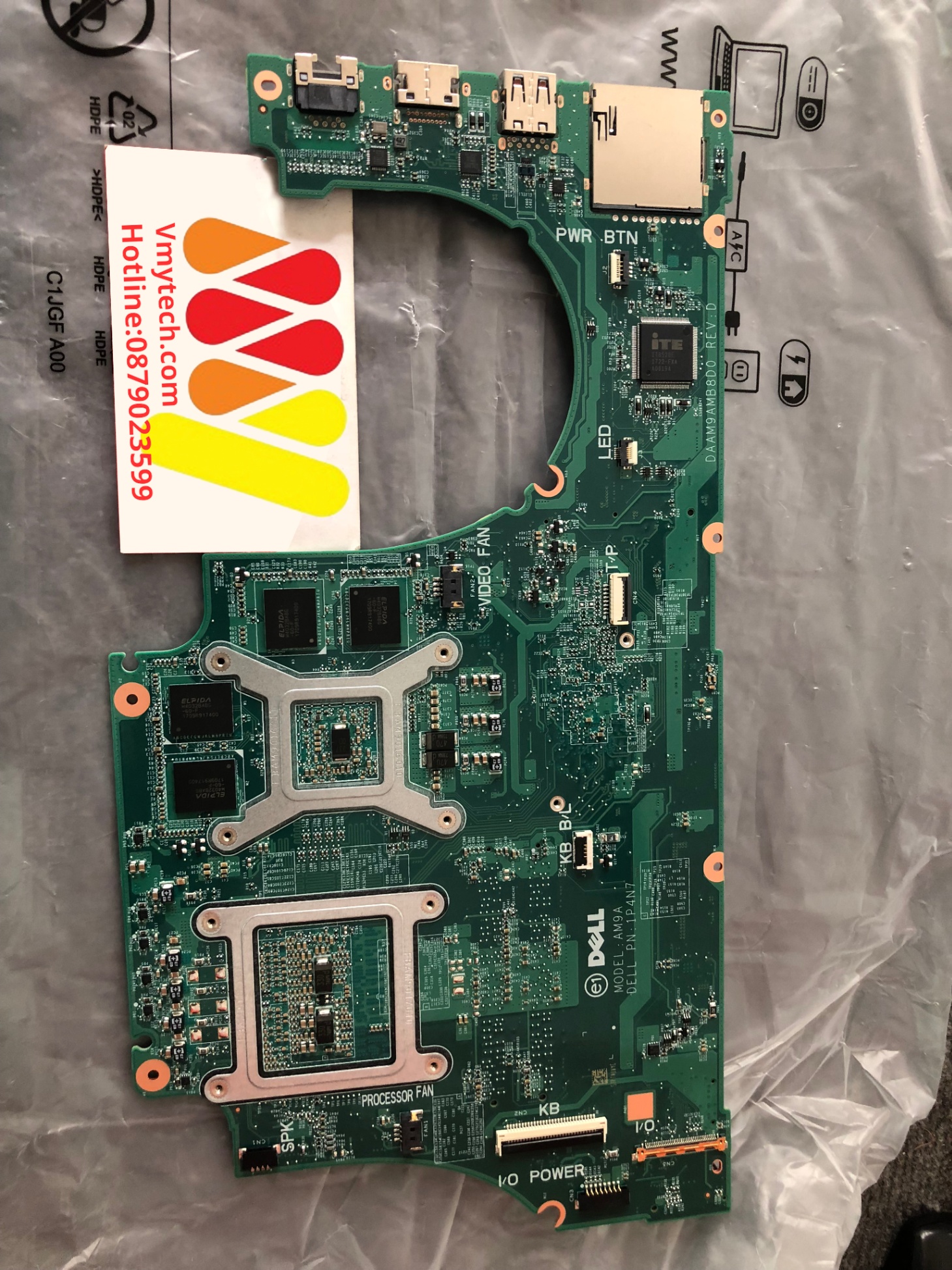 MAIN thay thế dùng cho Laptop DELL 7559 I7-6700HQ mã : 1P4N7, NXYWD