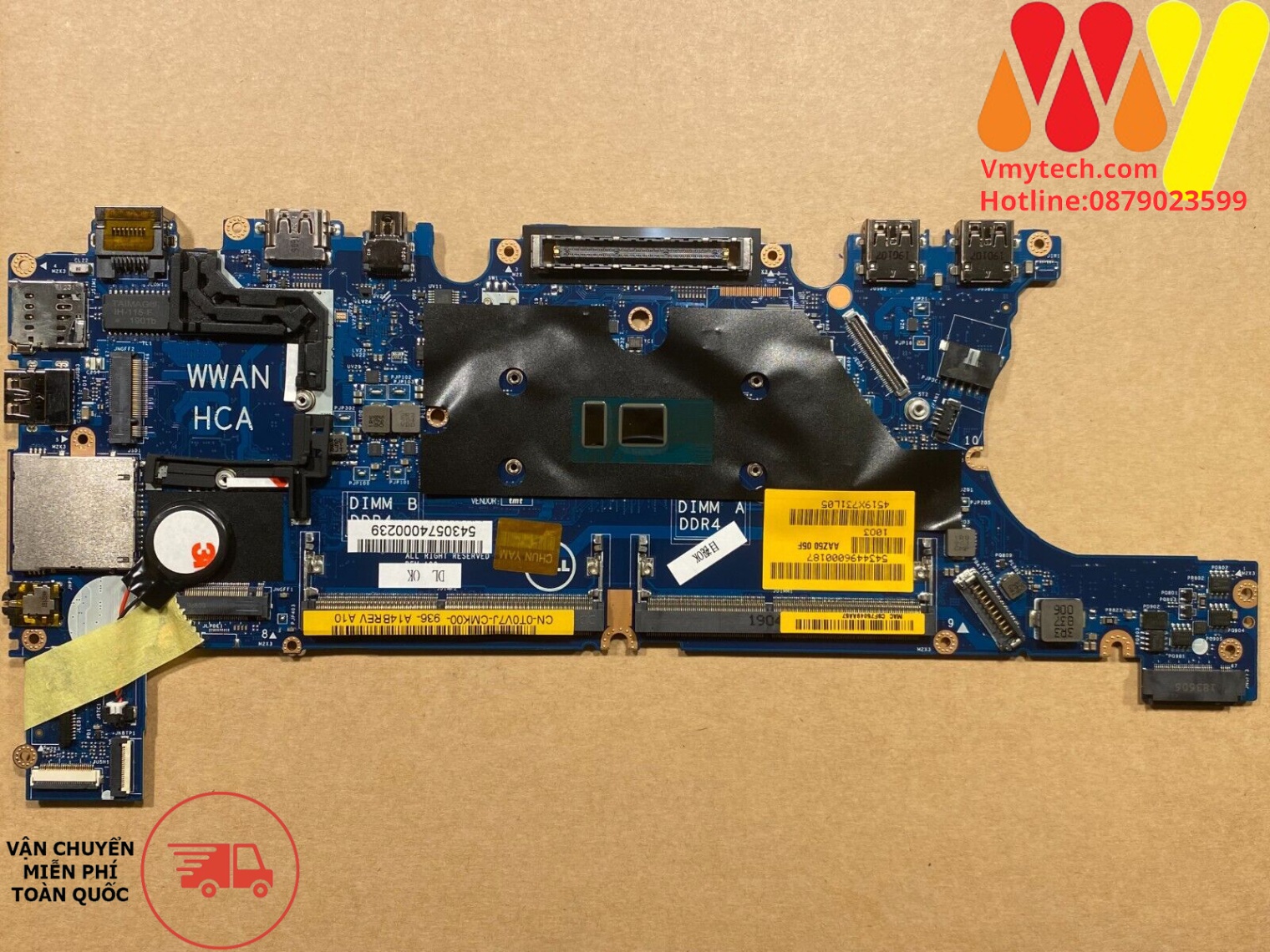 MAIN thay thế dùng cho Laptop DELL LATITUDE E7270 I5-6300 mã : la-c451p