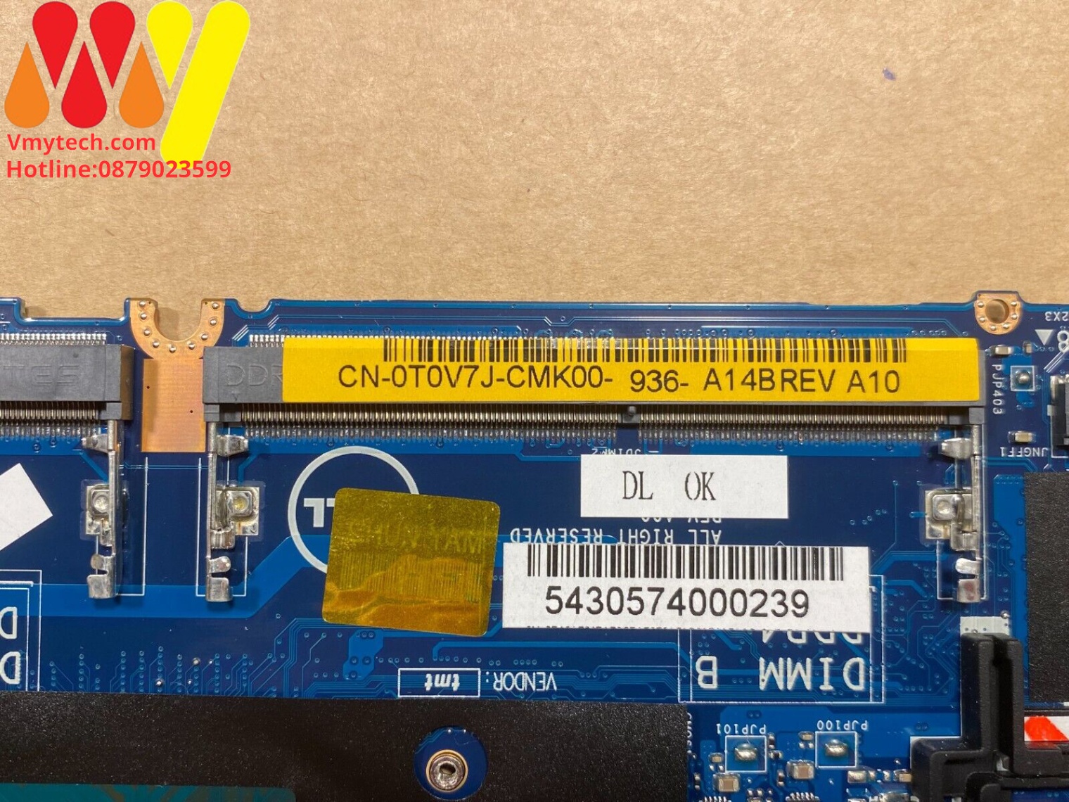 MAIN thay thế dùng cho Laptop DELL LATITUDE E7270 I5-6300 mã : la-c451p