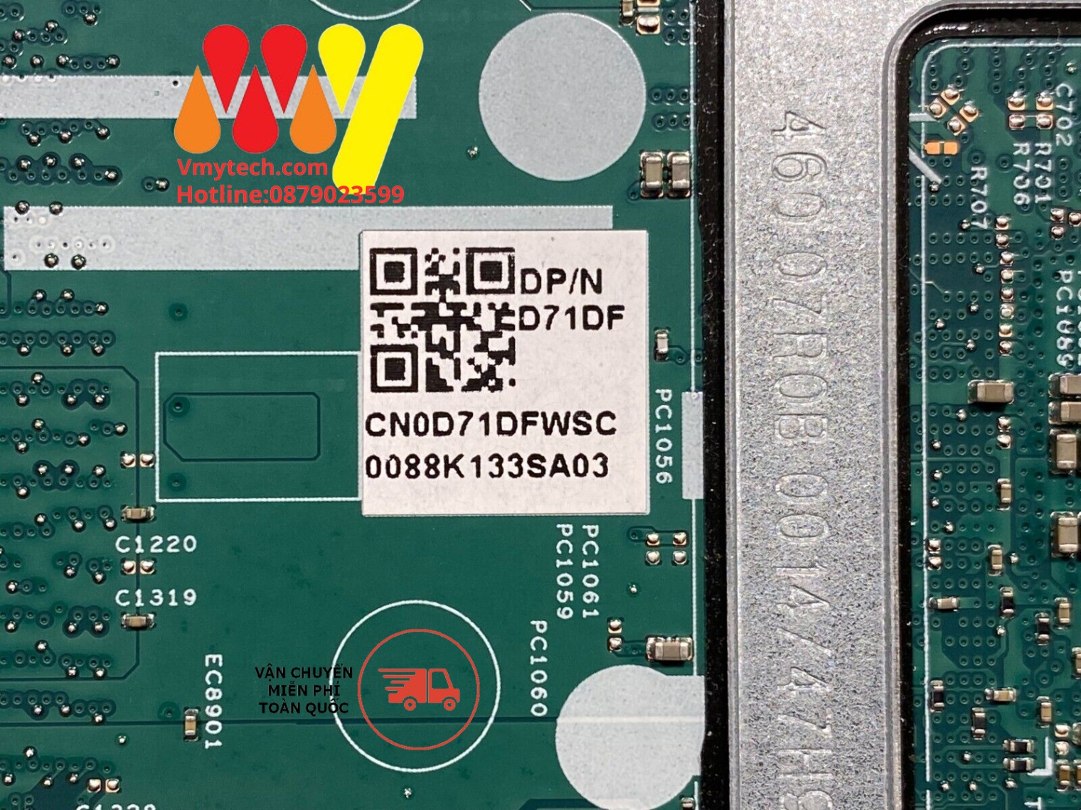 MAIN thay thế dùng cho Laptop DELL 3568, 3468 I3-7100 mã : HWGWK