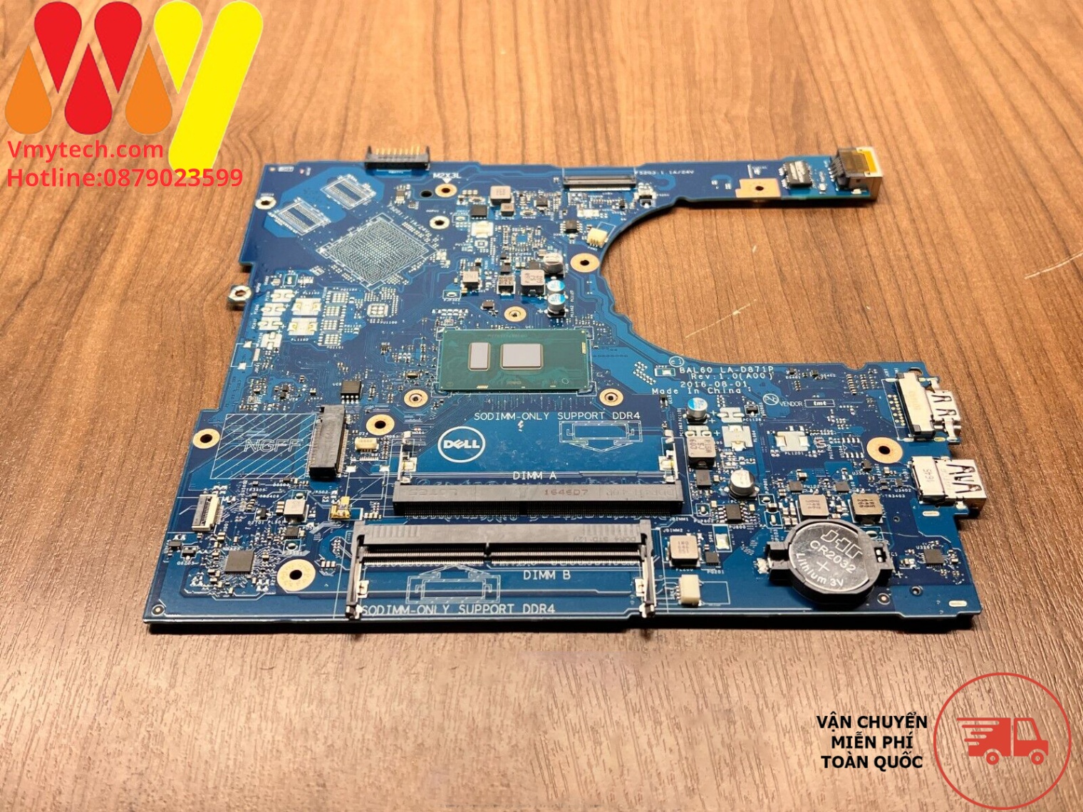 MAIN thay thế dùng cho Laptop DELL INSPRION 5468 I3-7100 VGA mã : LA-D871P