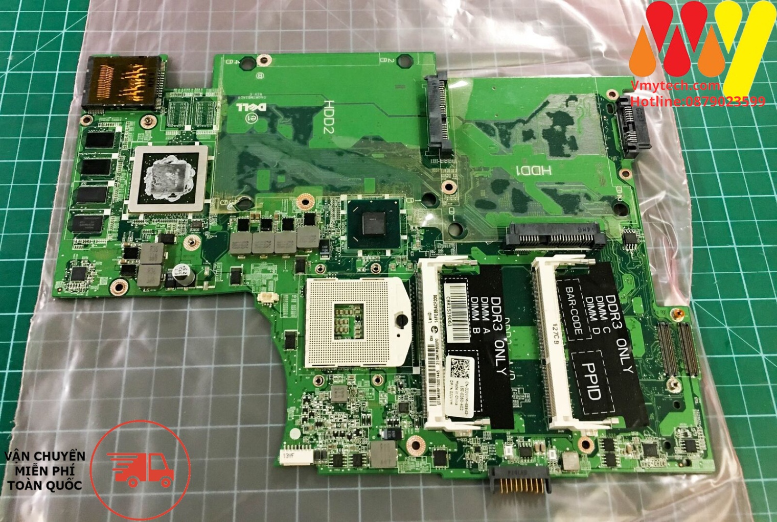 MAIN thay thế dùng cho Laptop DELL L702X mã : DAGM7MB1AE0