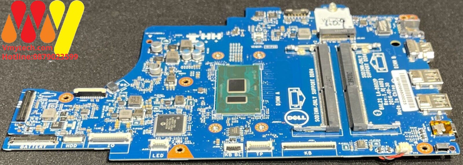 MAIN thay thế dùng cho Laptop DELL INSPIRON 5567 I5-7200 VGA RỜI mã : LA-C451P