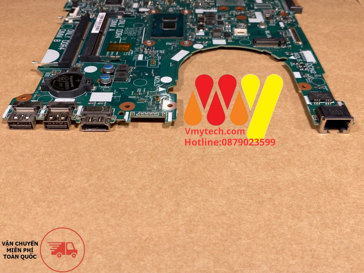 MAIN thay thế dùng cho Laptop DELL 3568, 3468 I3-7100 mã : HWGWK