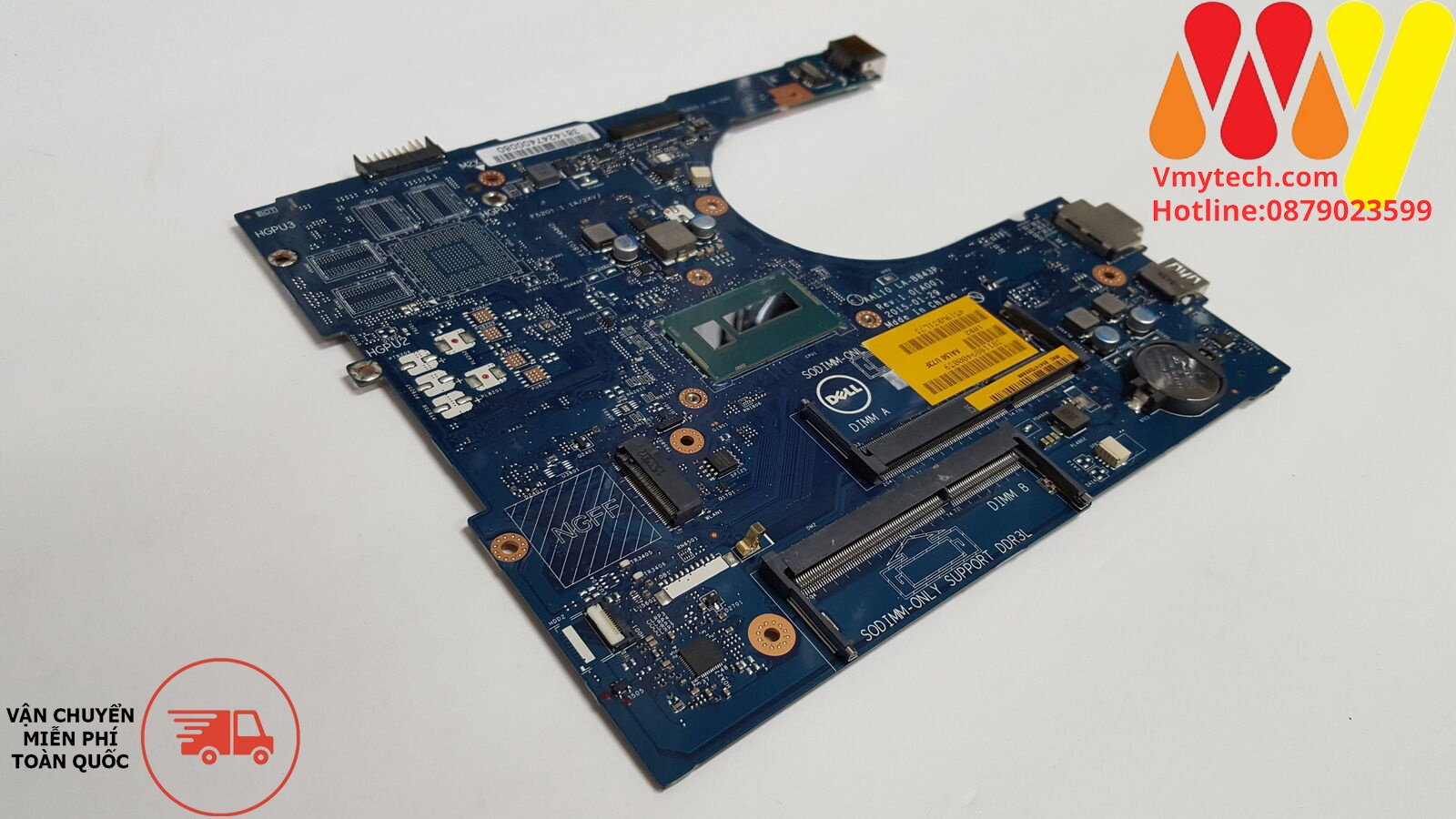 MAIN thay thế dùng cho Laptop DELL 5458 I5-5200 mã : AAL10, LA-B843P