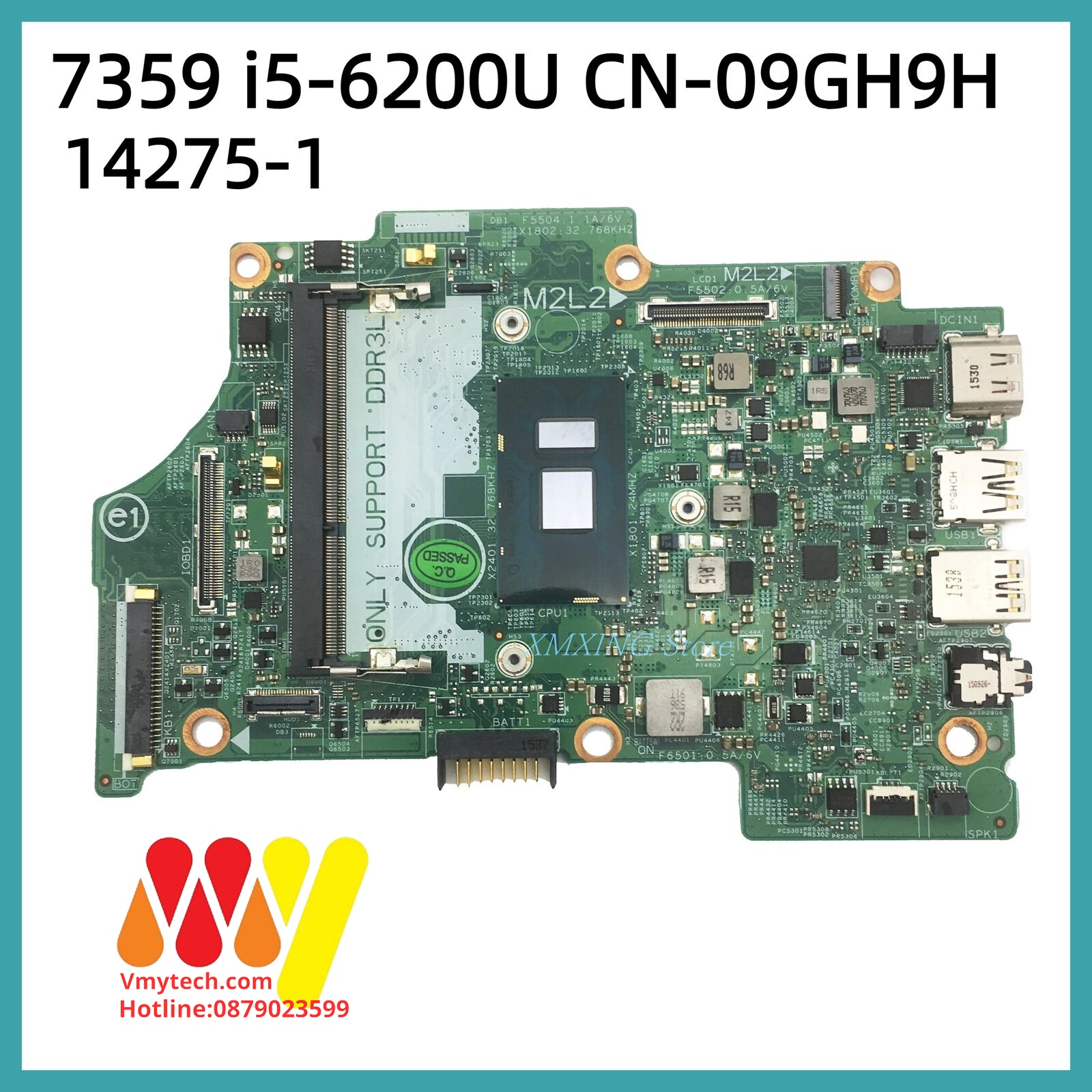 MAIN thay thế dùng cho DELL 7349, 7359, 7353, 15 7568 I5-6200 mã : CN-09GH9H