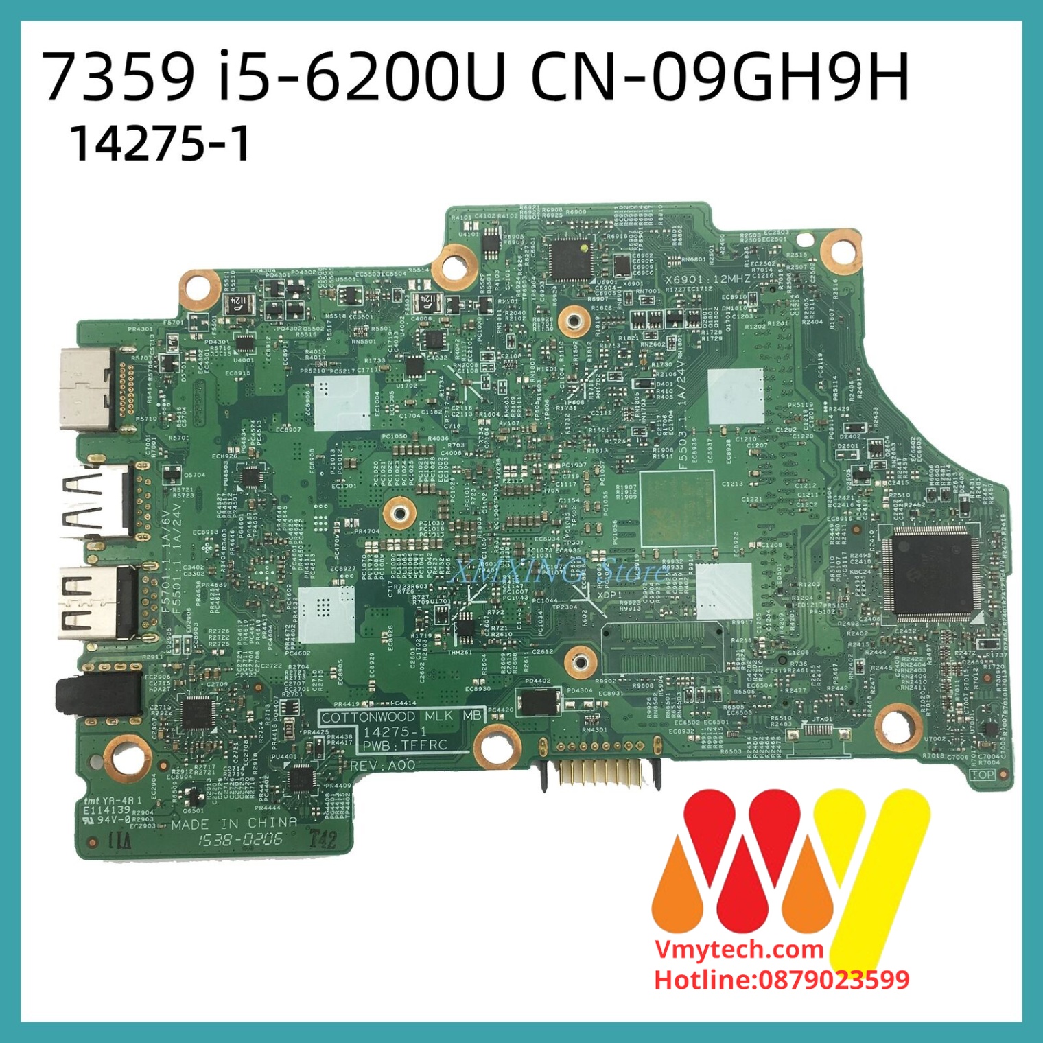 MAIN thay thế dùng cho DELL 7349, 7359, 7353, 15 7568 I5-6200 mã : CN-09GH9H