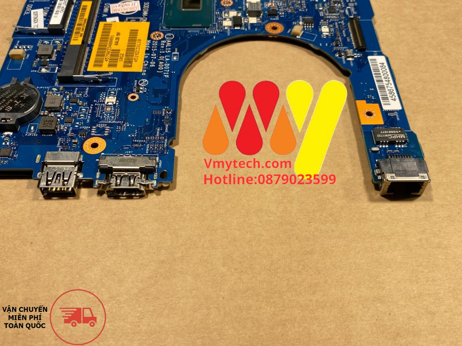 MAIN thay thế dùng cho DELL 3559 I5-6200 VGA RỜI mã : F1J0W