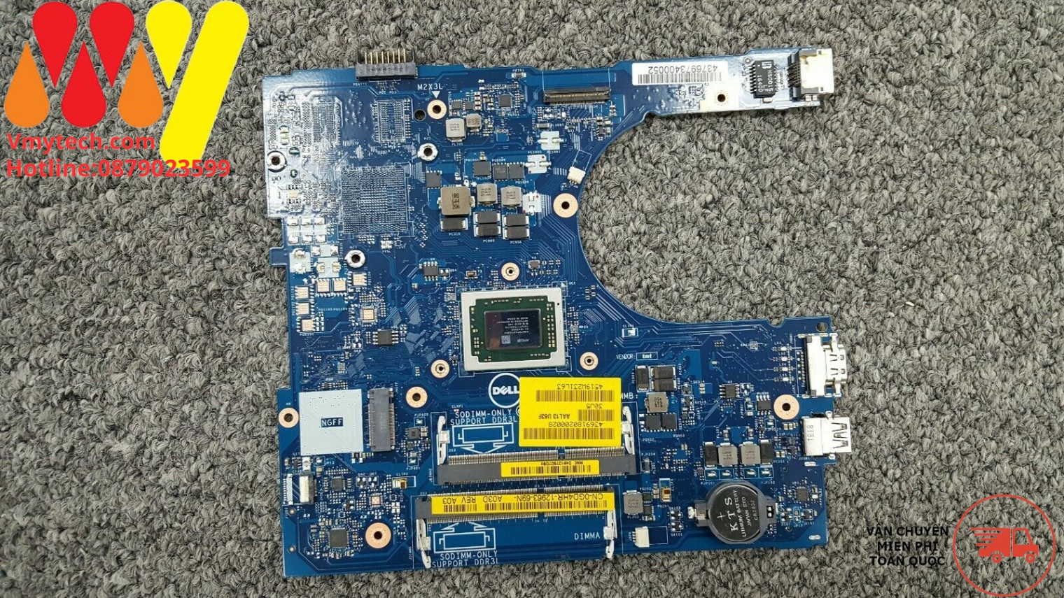 MAIN thay thế dùng cho DELL Vostro 3558, 5558 I7-5500 VGA RỜI mã : la-b843p