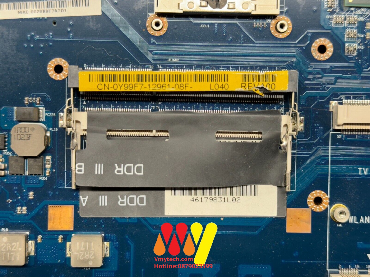 MAIN thay thế dùng cho Laptop DELL 1749 mã : LA-5154P, Y99F7