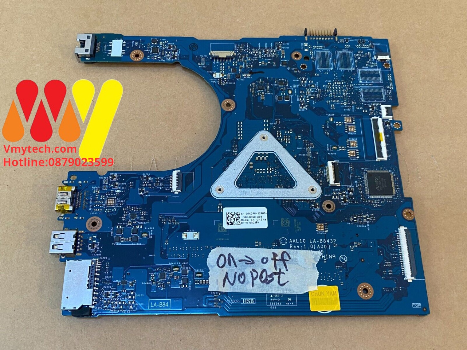 MAIN thay thế dùng cho Laptop DELL 7437 I3-4010 mã : 0VMRPM