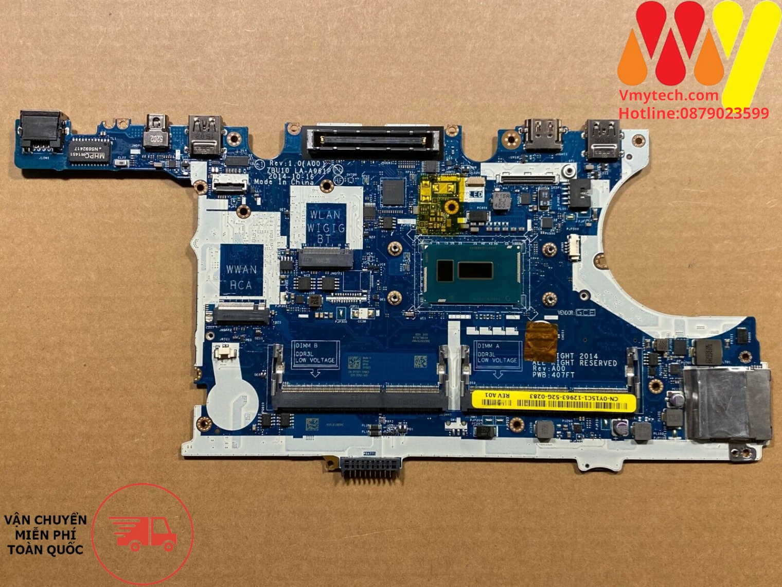 MAIN thay thế dùng cho Laptop DELL LATITUDE E7450 I5-5300U